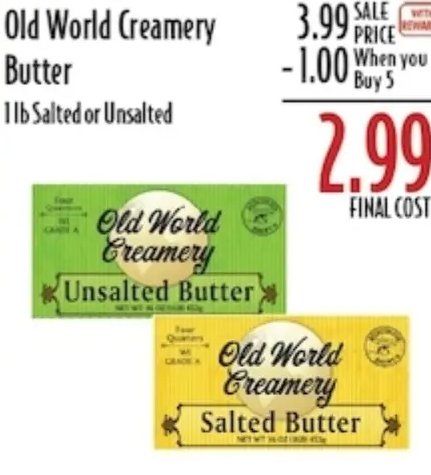 Old World Creamery Butter