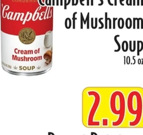Campbell's Cream of Mushroom Soup