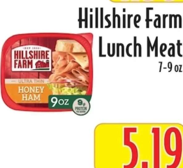 Hillshire Farm Lunch Meat