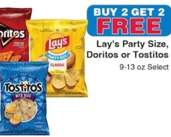 Lay's Party Size, Doritos or Tostitos