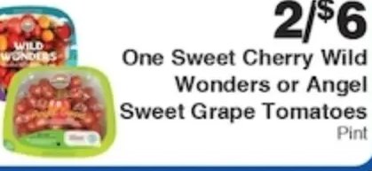One Sweet Cherry Wild Wonders or Angel Sweet Grape Tomatoes