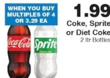 Coke, Sprite or Diet Coke