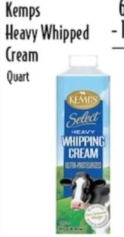 Kemps Heavy Whipped Cream