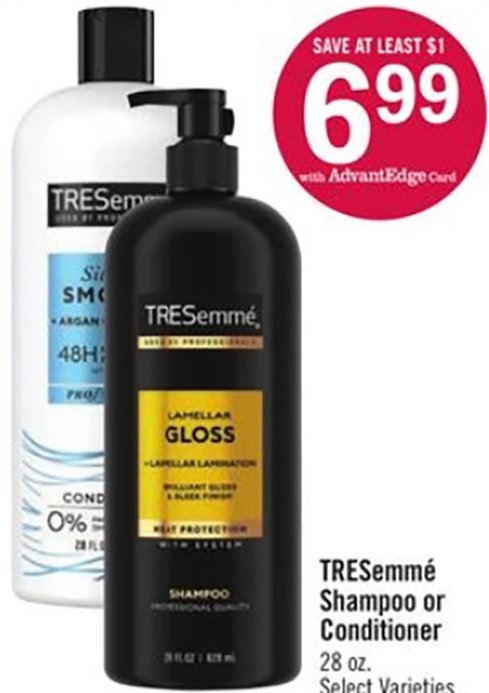 TREsemmé Shampoo or Conditioner