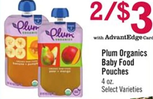 Plum Organics Baby Food Pouches