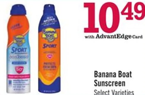 Banana Boat Sunscreen