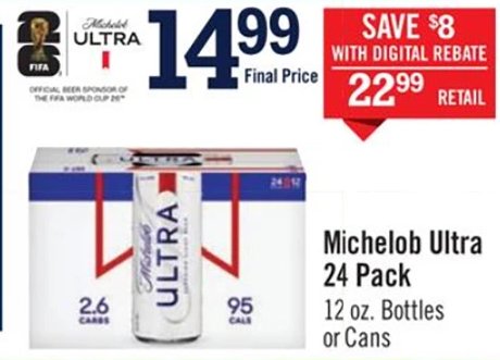 Michelob Ultra 24 Pack