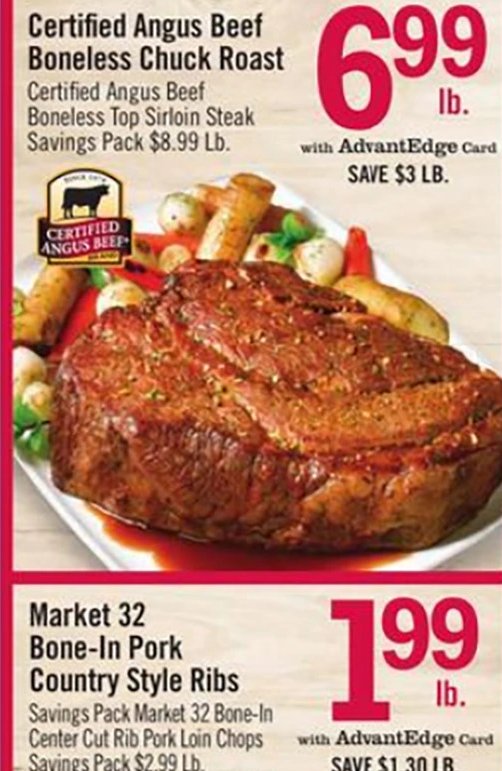 Certified Angus Beef Boneless Chuck Roast