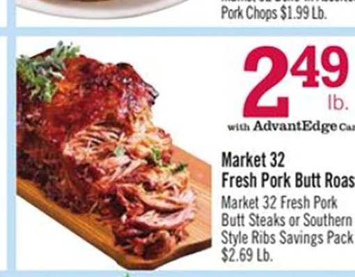 Market 32 Fresh Pork Butt Roast