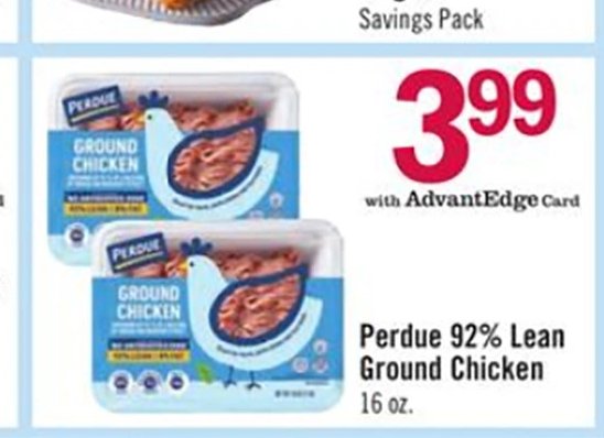 Perdue 92% Lean Ground Chicken
