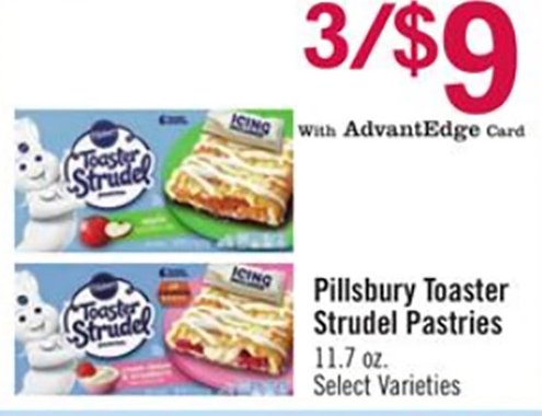 Pillsbury Toaster Strudel Pastries
