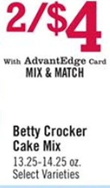 Betty Crocker Cake Mix