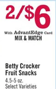 Betty Crocker Fruit Snacks