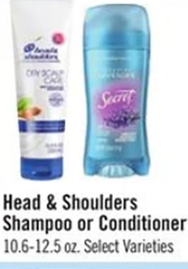 Head & Shoulders Shampoo or Conditioner