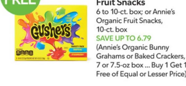 Betty Crocker Fruit Snacks