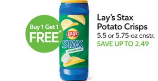 Lay's Stax Potato Crisps