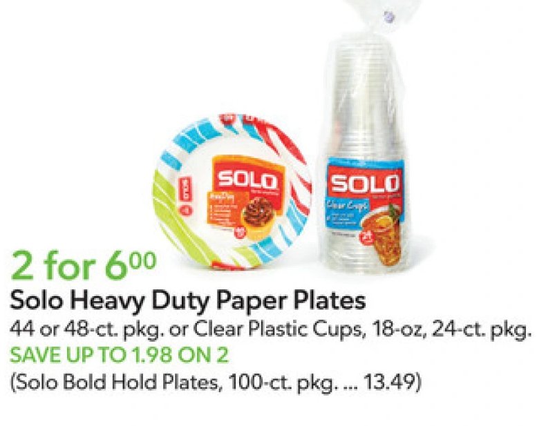 Solo Heavy Duty Paper Plates