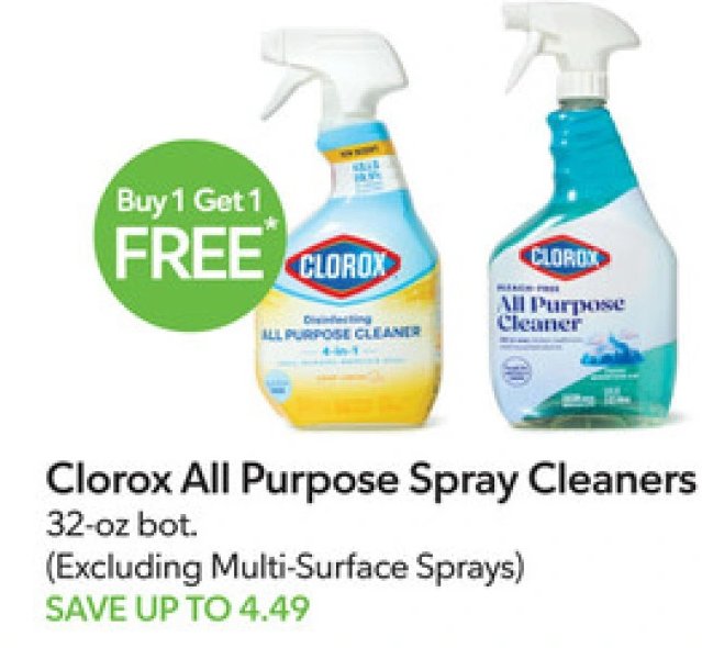 Clorox All Purpose Spray Cleaners