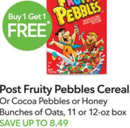 Post Fruity Pebbles Cereal