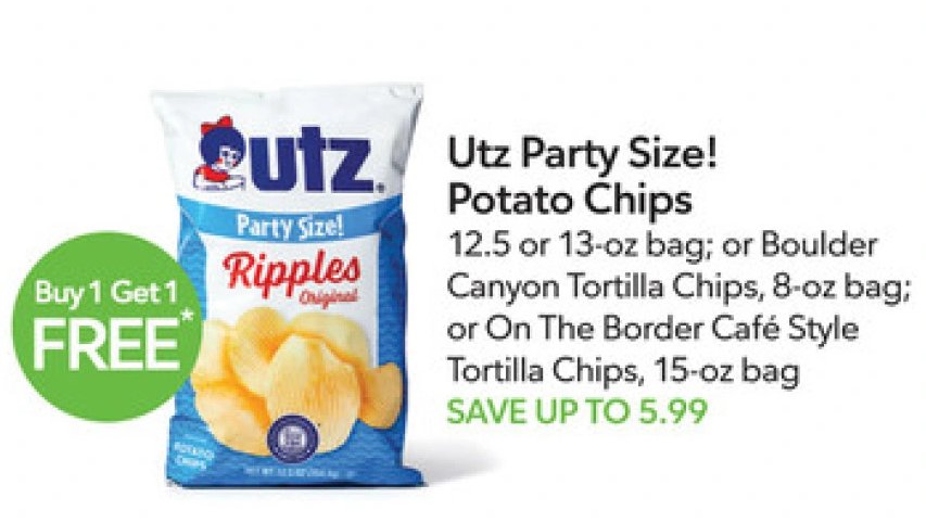 Utz Party Size! Potato Chips