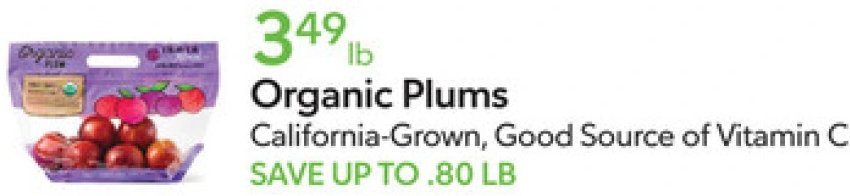 Organic Plums