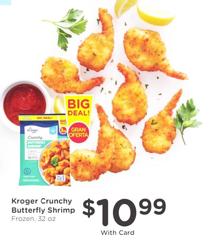 Kroger Crunchy Butterfly Shrimp
