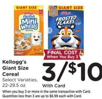 Kellogg's Giant Size Cereal