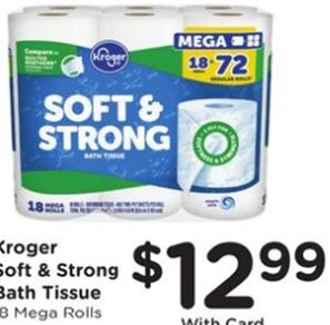Kroger Soft & Strong Bath Tissue