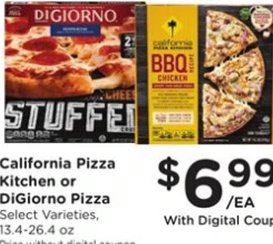 California Pizza Kitchen or DiGiorno Pizza