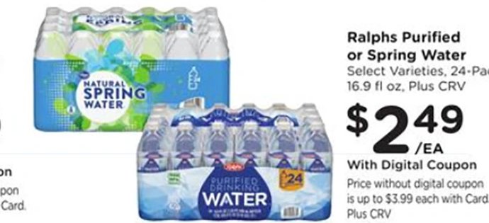 Ralphs Purified or Spring Water