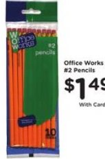 Office Works #2 Pencils