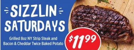 Grilled 8oz NY Strip Steak and Bacon & Cheddar Twice Baked Potato