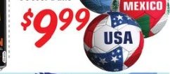 Assorted Country Soccer Balls