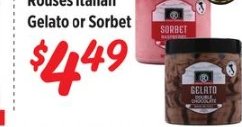 Rouses Italian Gelato or Sorbet