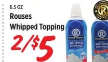 Rouses Whipped Topping