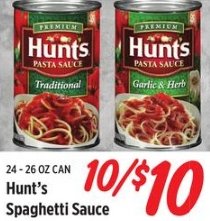 Hunt's Spaghetti Sauce