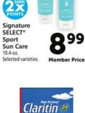 Signature SELECT Sport Sun Care
