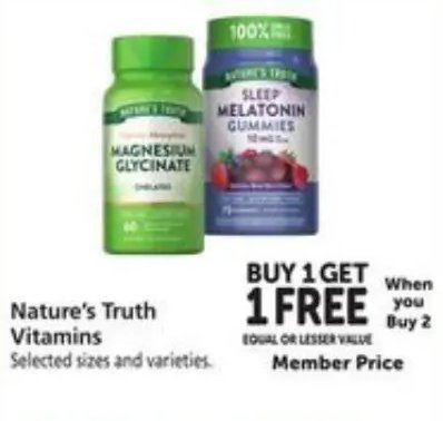 Nature's Truth Vitamins