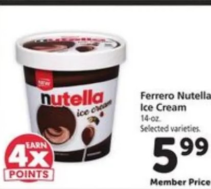 Ferrero Nutella Ice Cream