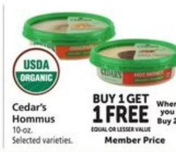 Cedar's Hummus
