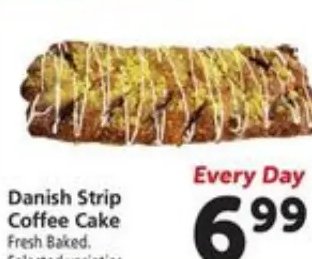 Danish Strip Coffee Cake