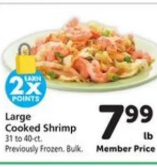 Large Cooked Shrimp