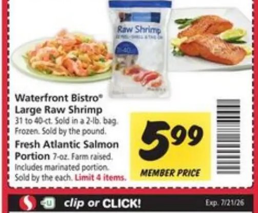 Waterfront Bistro® Large Raw Shrimp
