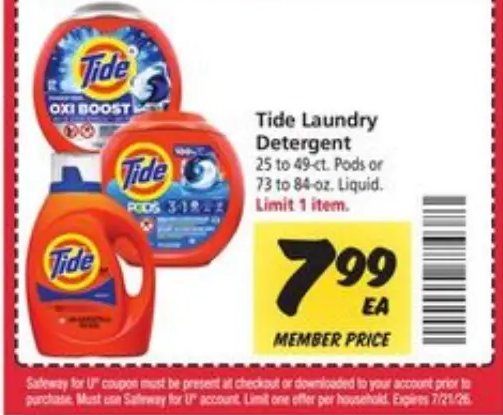 Tide Laundry Detergent