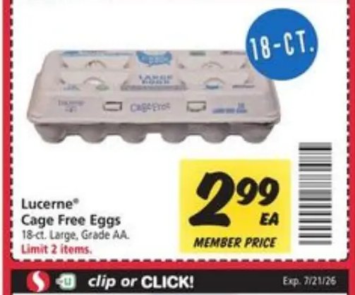 Lucerne® Cage Free Eggs