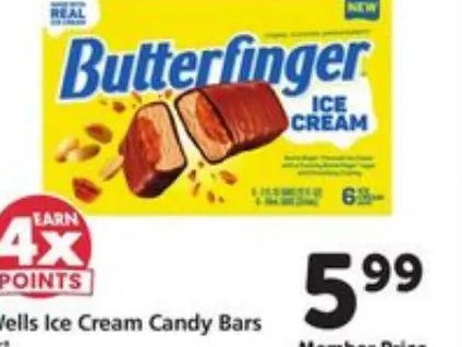 Butterfinger Ice Cream Candy Bars