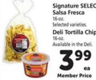 Signature SELECT® Salsa Fresca Deli Tortilla Chips