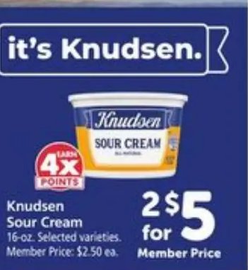Knudsen Sour Cream