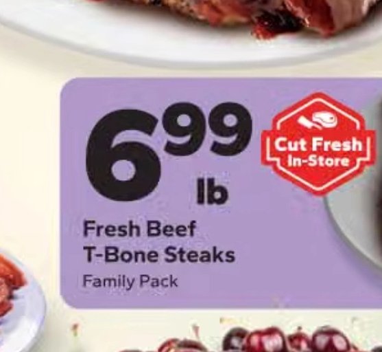 Fresh Beef T-Bone Steaks