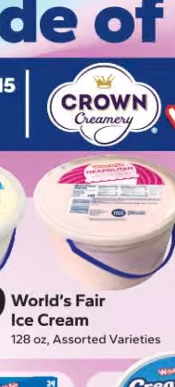World's Fair Ice Cream